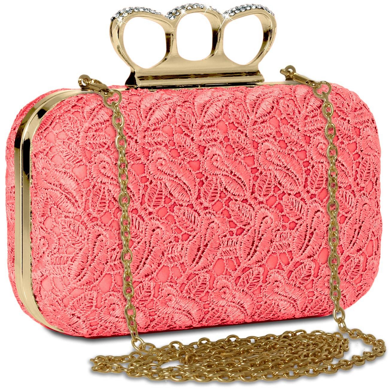 Caspar Clutch TA290 Damen Schlagring Box günstig online kaufen