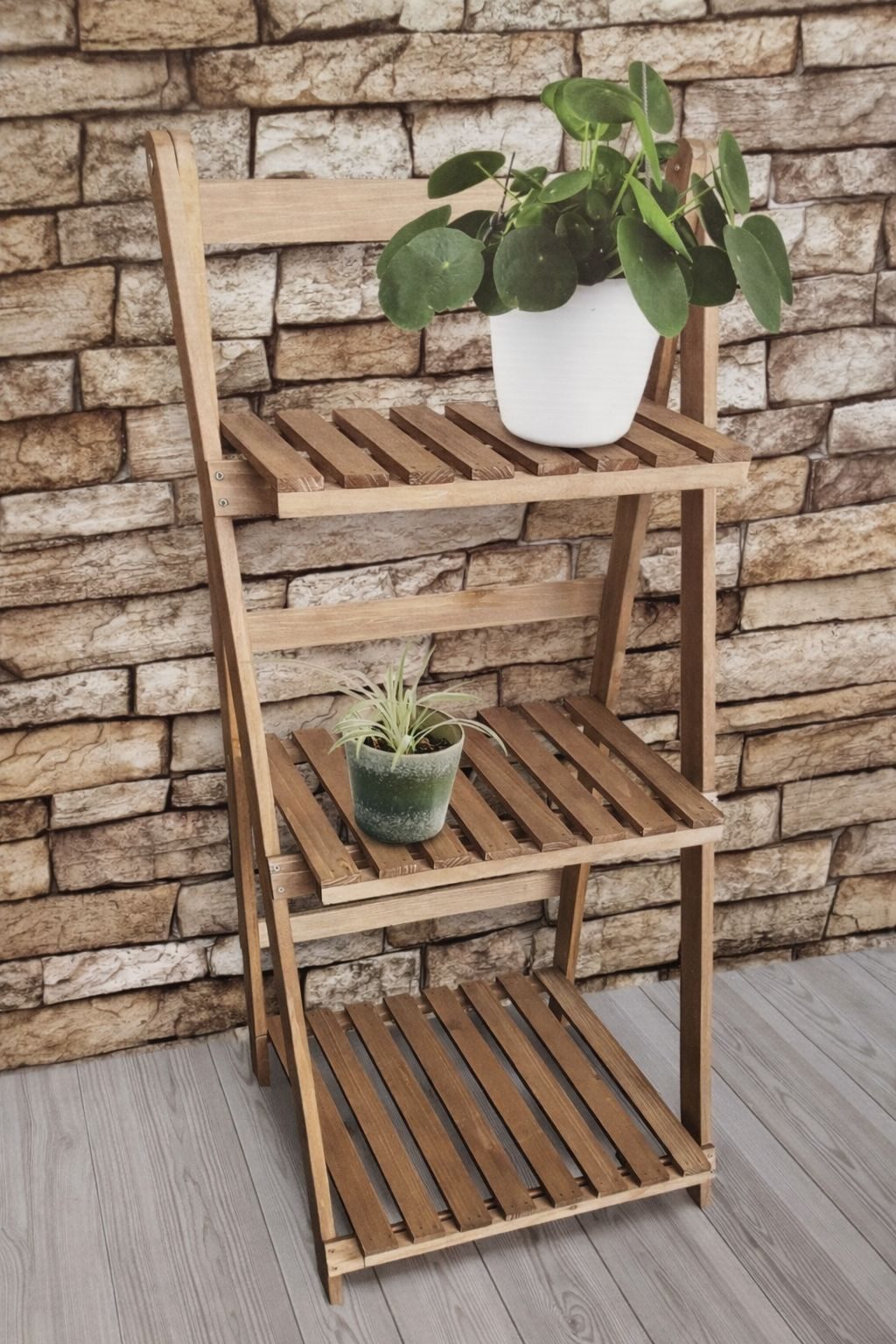sesua Pflanzentreppe Pflanztreppe Holz klappbar 3 Ebenen 99,5 cm Blumentreppe Blumenleiter (1 St)