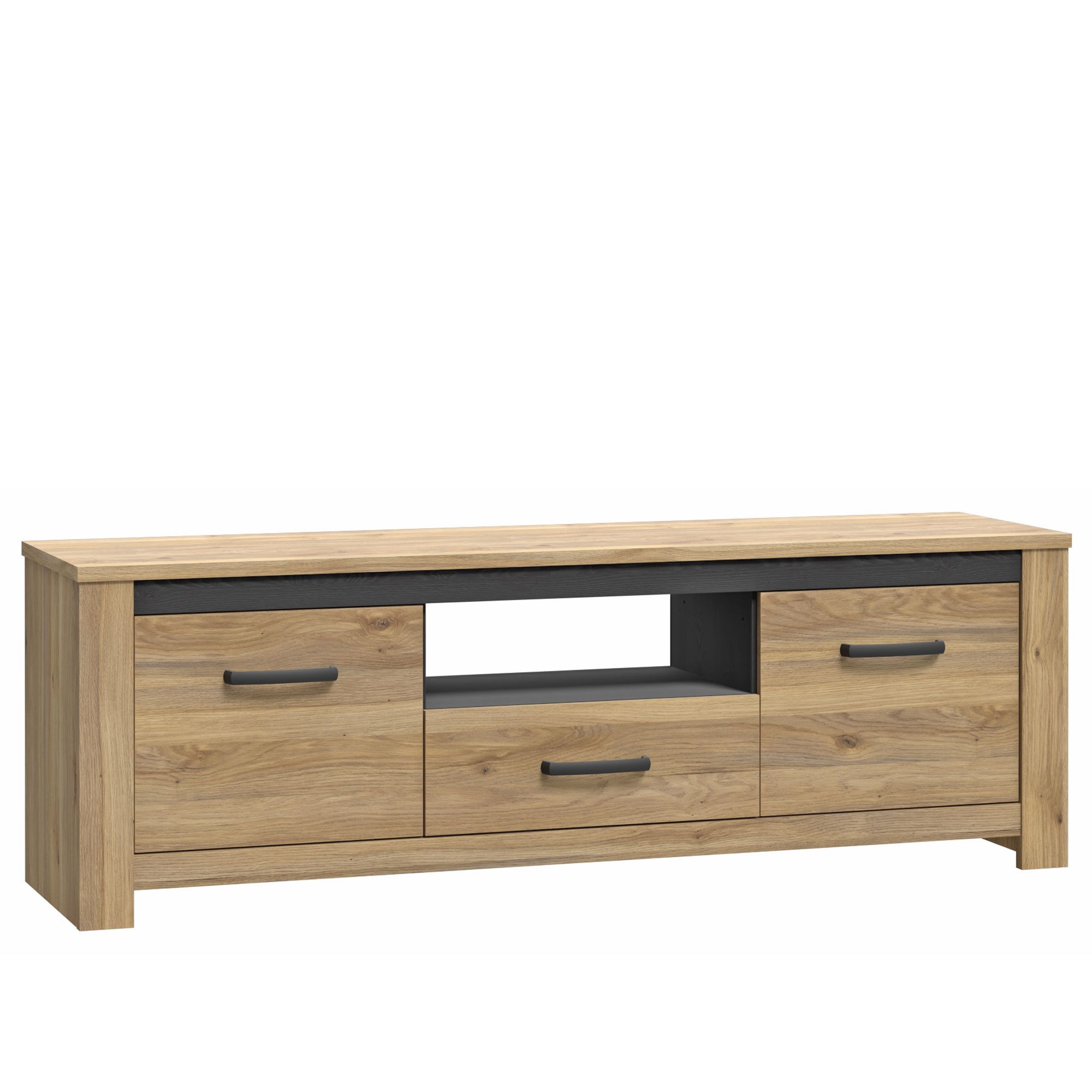 expendio Lowboard Cayden 7, Mauvella Oak Nb. / Cabezone Oak Nb. 162x55x42 cm