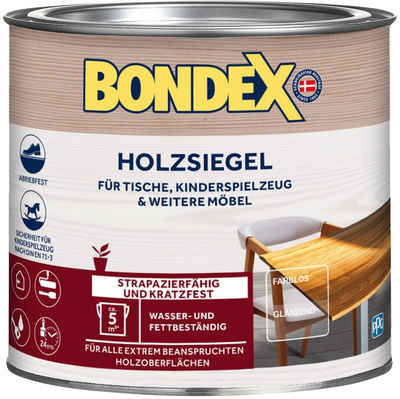 Bondex Lasur HOLZSIEGEL, Farblos / Glänzend, 0,25 Liter Inhalt