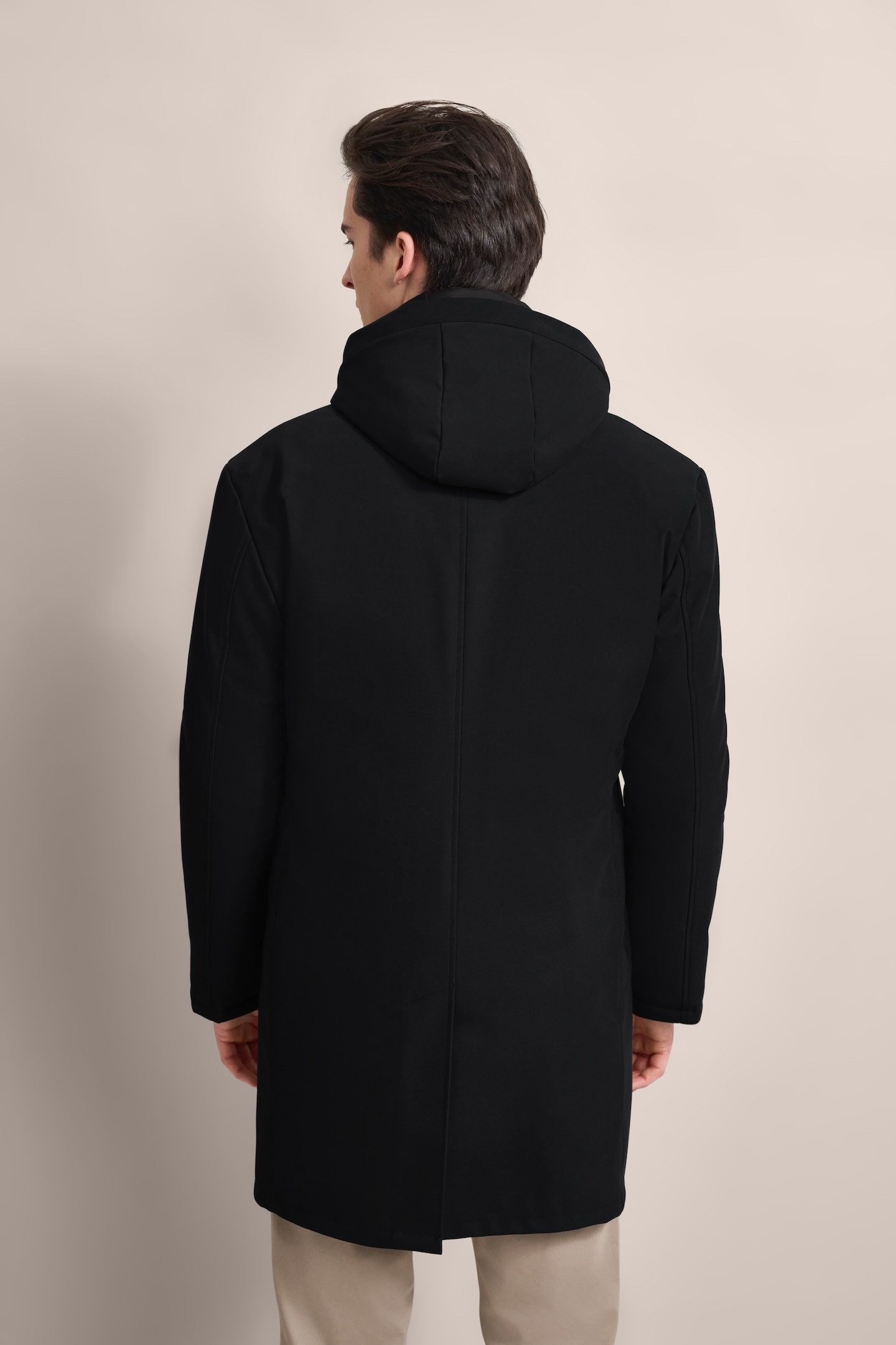 bugatti Kurzmantel mit abnehmbarer Kapuze