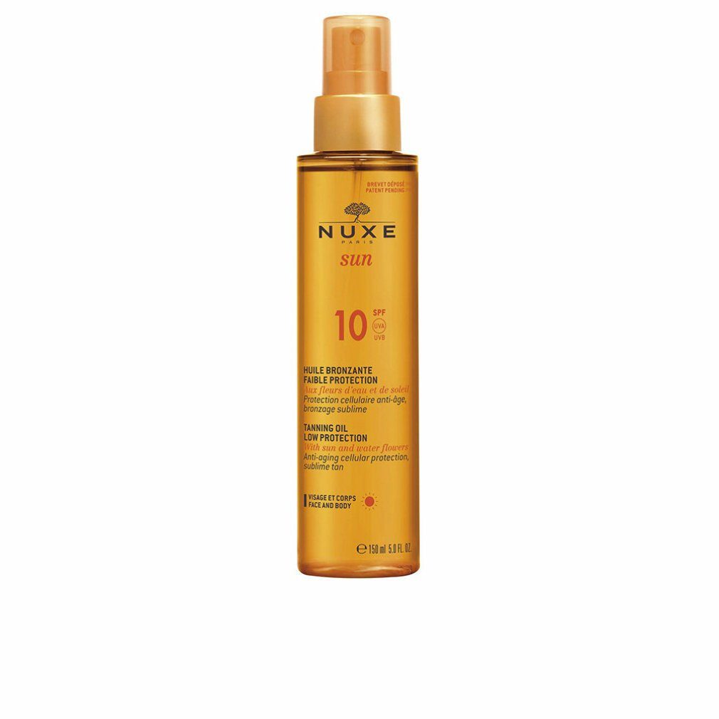 Nuxe Tanning Face Body 150ml and Sun Oil LSF10 Nuxe Sonnenschutzpflege