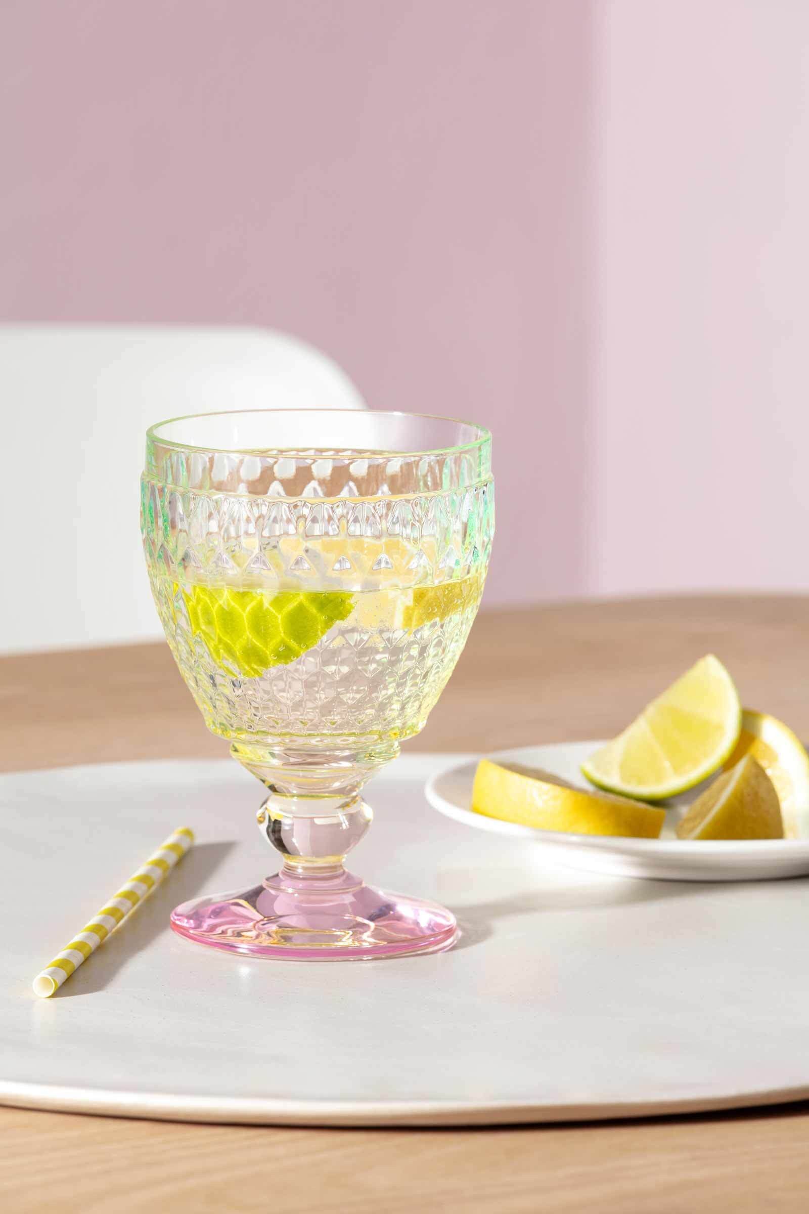 Villeroy & Boch Glas Boston Pearl Wasserkelche 250 ml 4er Set, 4-tlg., Glas