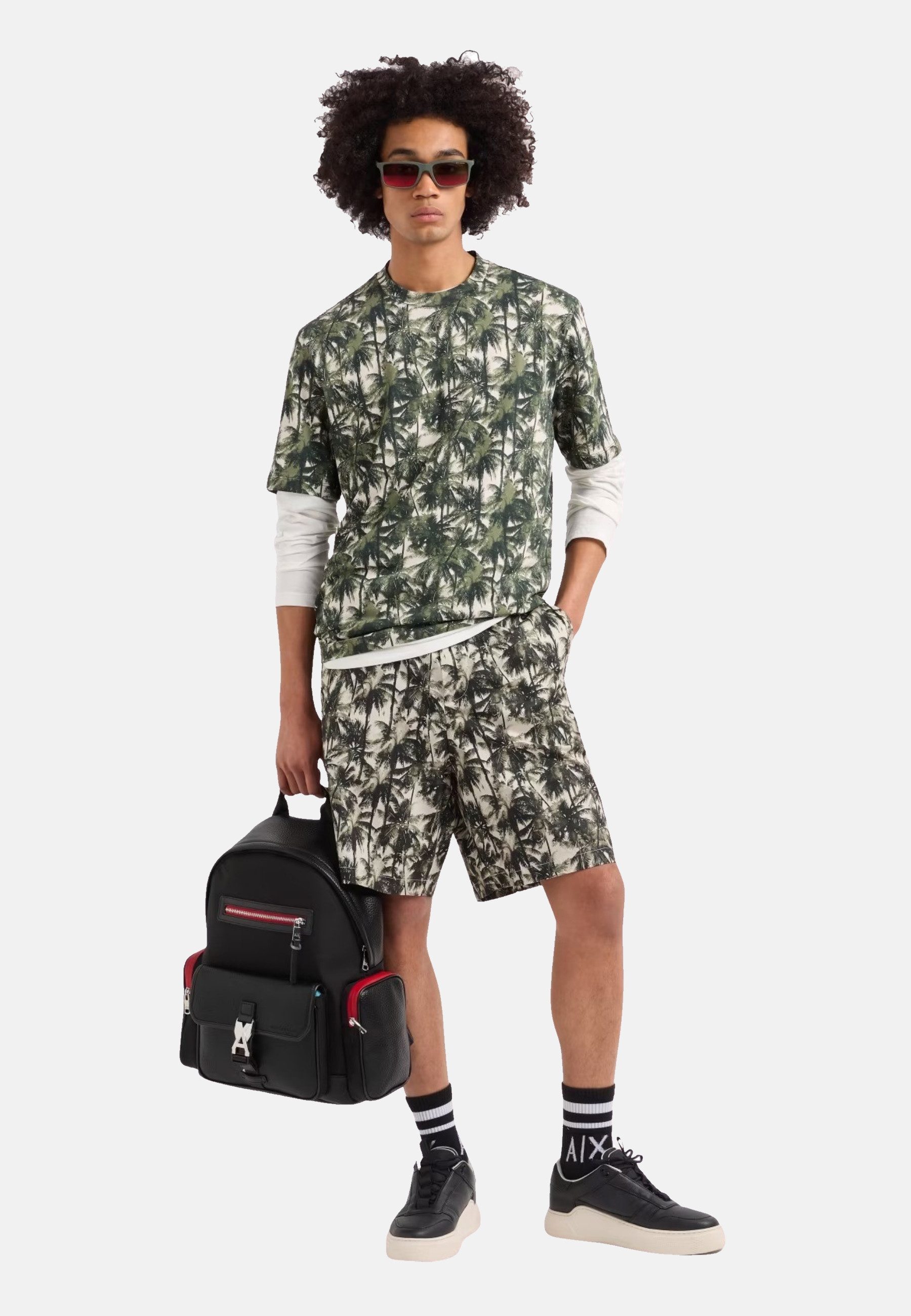 AIX ARMANI EXCHANGE Bermudas Bermudashorts kurze Hose (1-tlg)