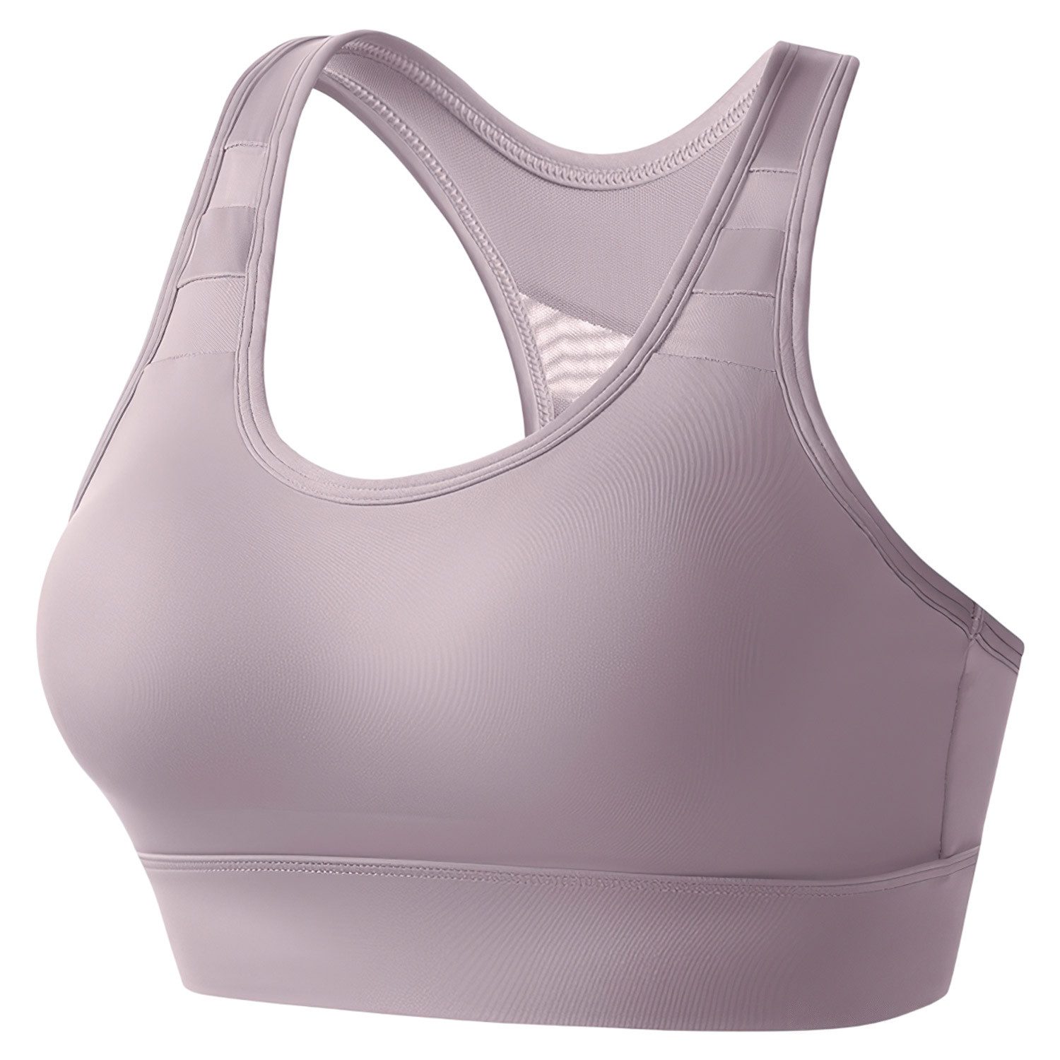 Refttenw Sport-BH Shock Absorber Sport BH Damen Ohne Bügel Push Up Bra Sport Bustier Racerback Sport BH Damen Starker Halt Joggen Fitness Training Yoga