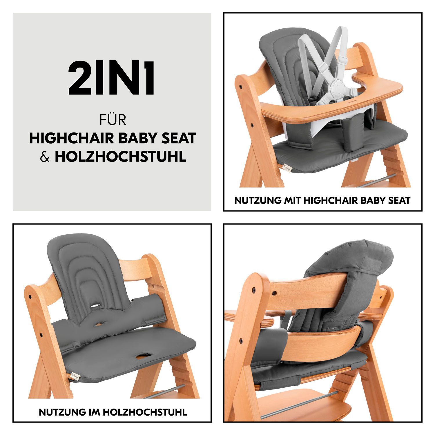 Hauck Kinder-Sitzauflage Highchair Baby Seat Pad