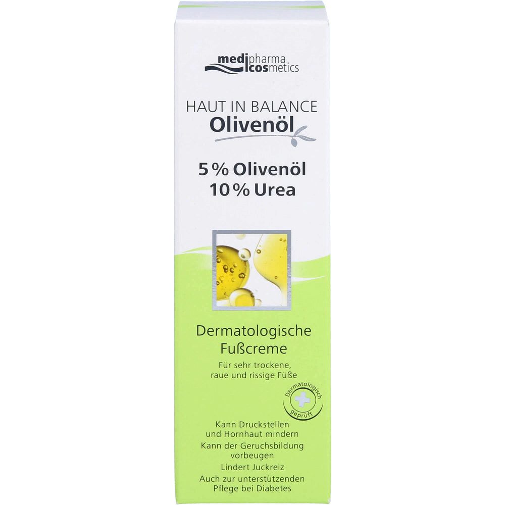 Fußcreme Balance Olivenöl Dermatologische Fußcreme