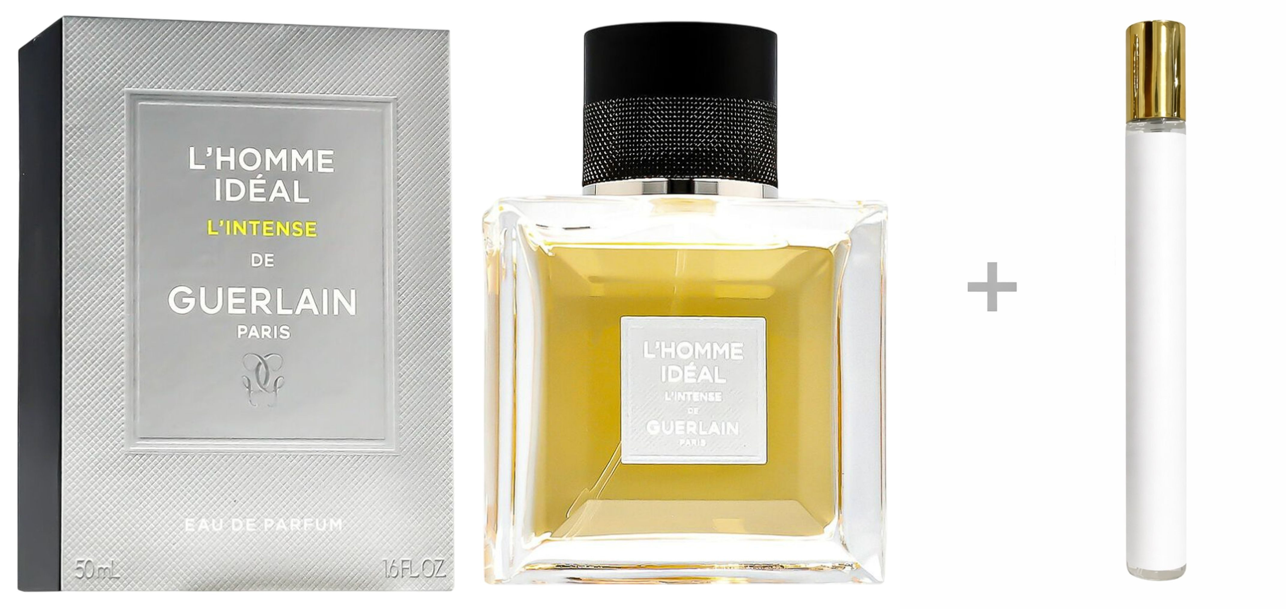 GUERLAIN Duft-Set L'Homme Idéal L'Intense Männer EDP Spray + Reiseduft, GUERLAIN, Herrenparfüm, Eau de Parfum, Glasflakon, Herrenduft
