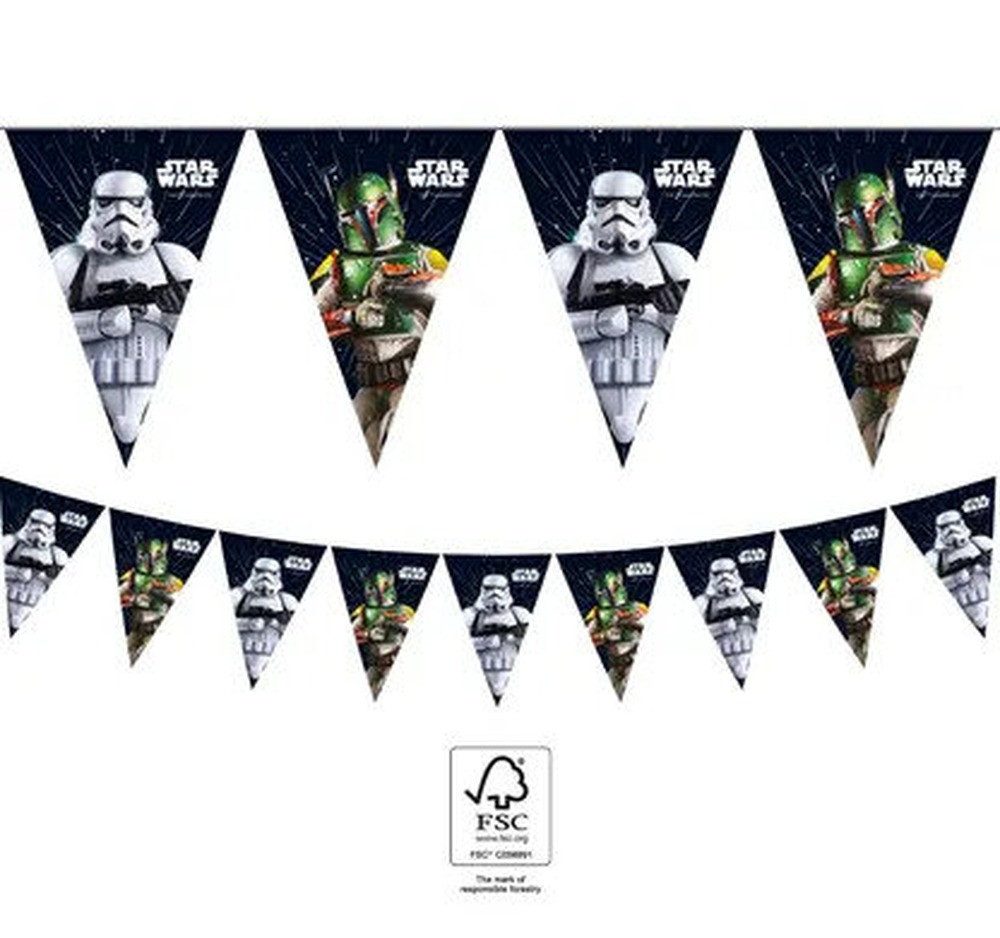 Procos Fahne Star Wars Galaxy Fahnenkette FSC 2,3 m