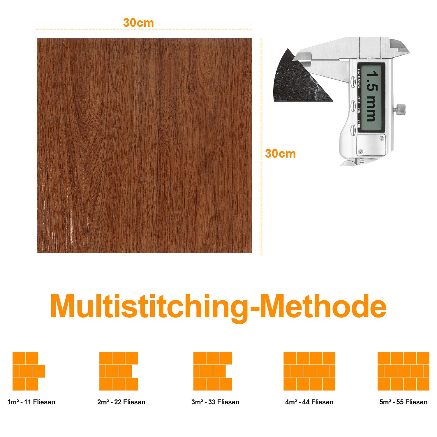 Clanmacy Vinylboden Vinylboden Vinyl Laminat Selbstklebend Bodenbelag Dekor günstig online kaufen