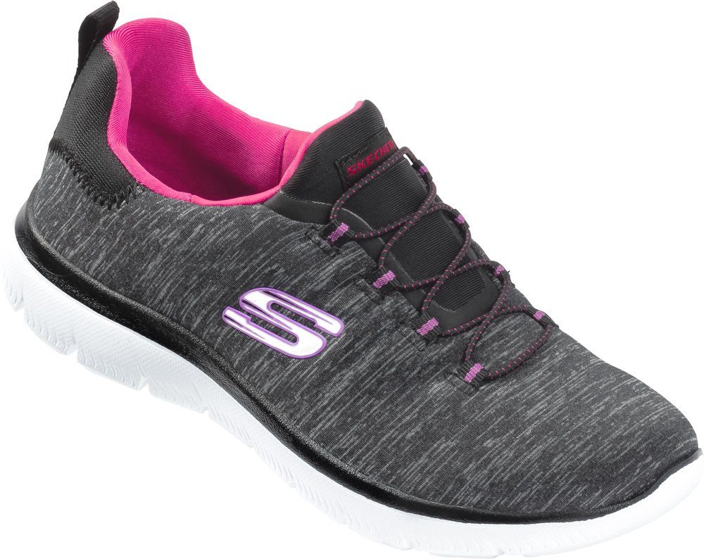 Skechers Slip-On Sneaker ultimativer Komfort mit dämpfender Memory-Foam Einlegesohle schwarz