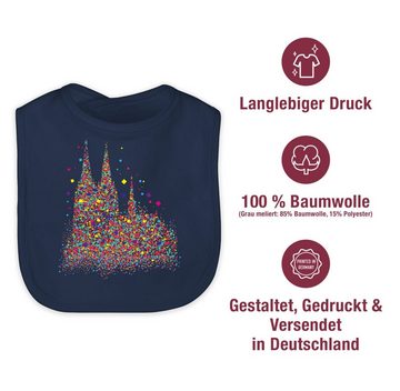 Shirtracer Lätzchen Kölner Dom Konfetti, Karneval & Fasching