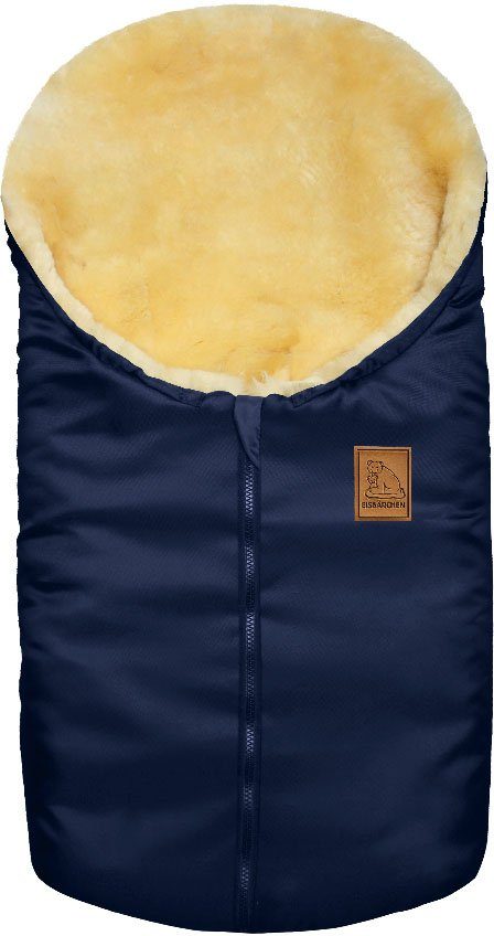 Fußsack Eisbärchen - Kleiner Lammfell Winterfußsack - Premium Qualität