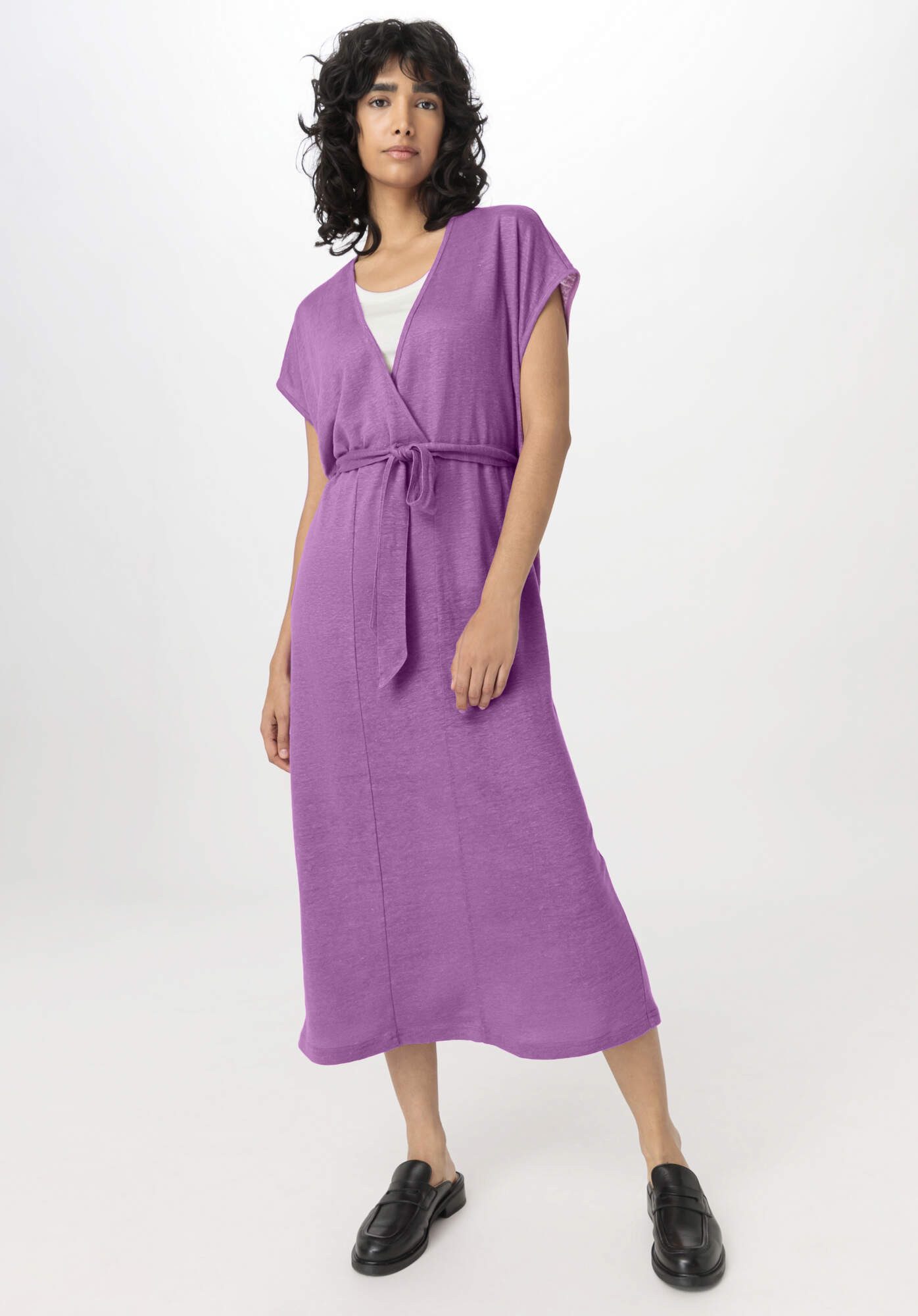 Hessnatur Jerseykleid Midi Relaxed aus reinem günstig online kaufen