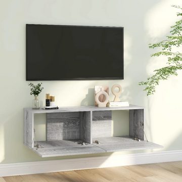 vidaXL TV-Schrank TV-Wandschrank Grau Sonoma 100x30x30 cm Holzwerkstoff (1-St)