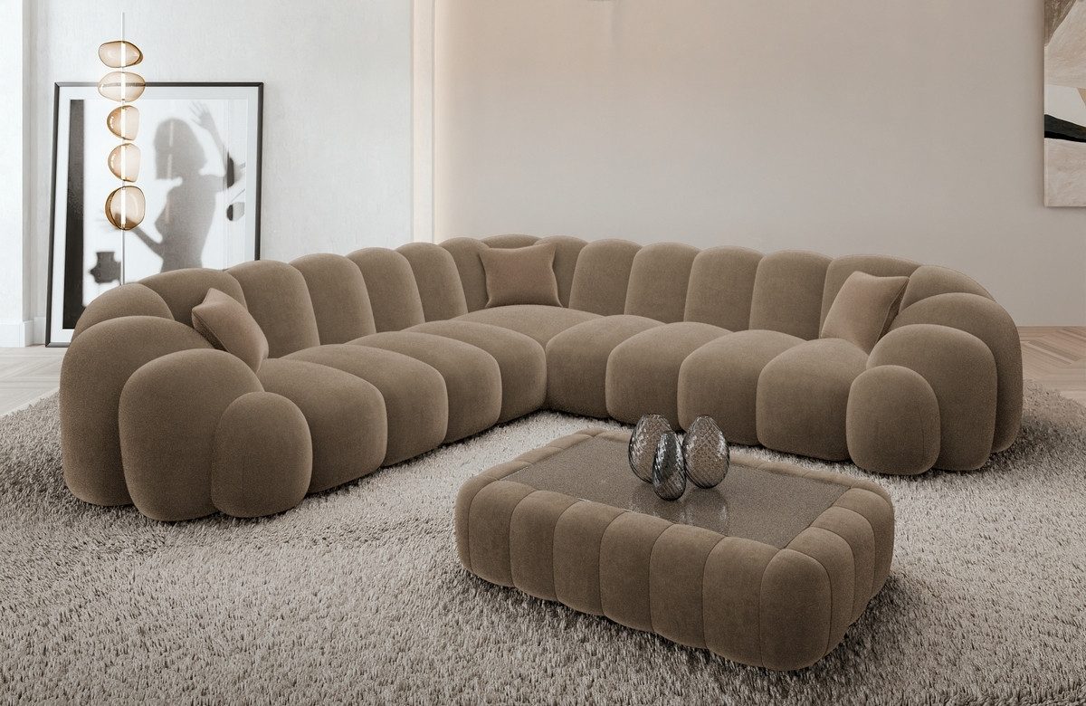 Sofa Dreams Ecksofa Rajada L Form Couch, 4-Sitzer, Design, Eckcouch, Stoffb günstig online kaufen