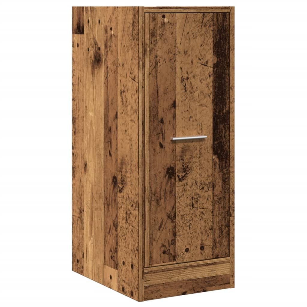 vidaXL Apothekerschrank 30 x 41 x 775 cm Apothekerschrank Altholz-Optik 30x41x77,5 cm Spanplat