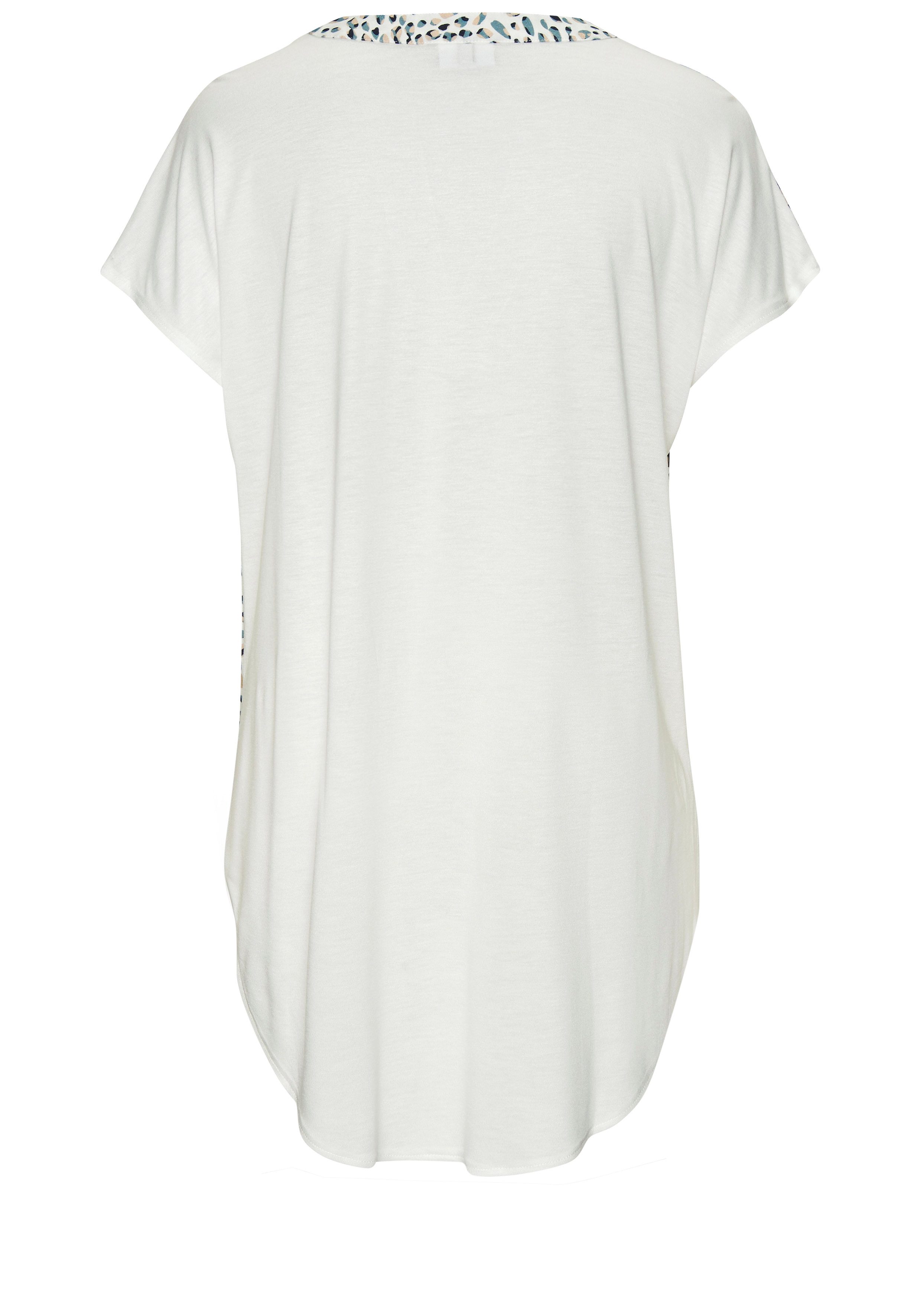 Beachtime Longshirt aus Materialmix