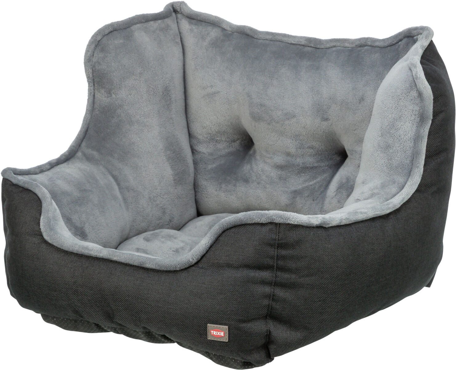 TRIXIE Hunde-Autositz Weich gepolsteter Hundeautositz mit Vlies - beige - 50 × 40 × 50 cm