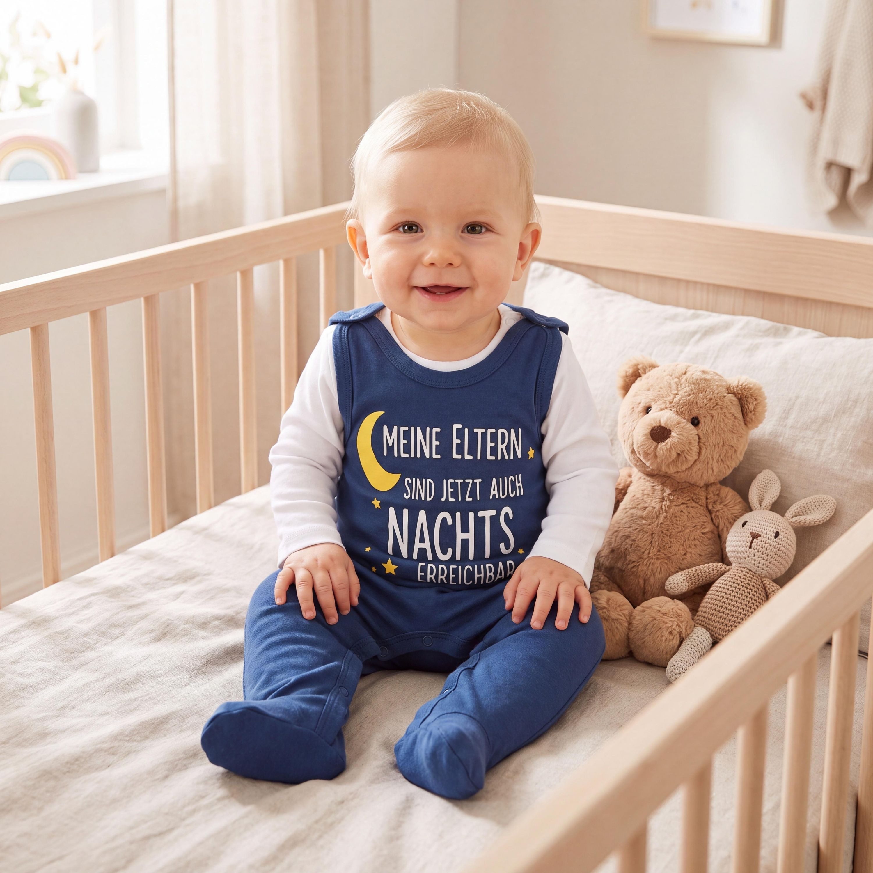 TupTam Strampler TupTam Unisex Baby Strampler Set Spruch Mamas & Papas Schatz – Bild 3 von 5