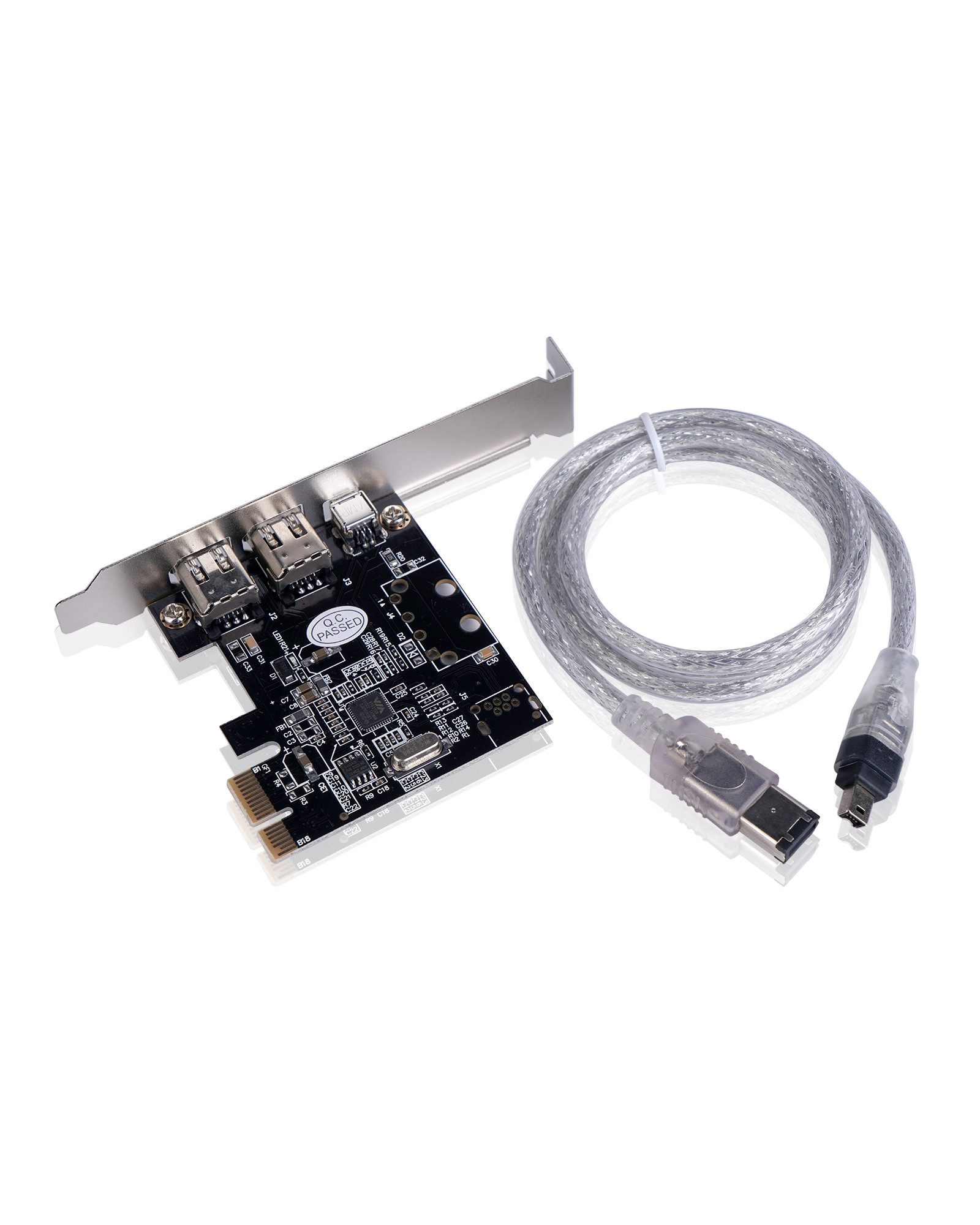 PCI-E Express 1394a IEEE1394 karte FireWire Schnittstellen karte Computer-Adapter