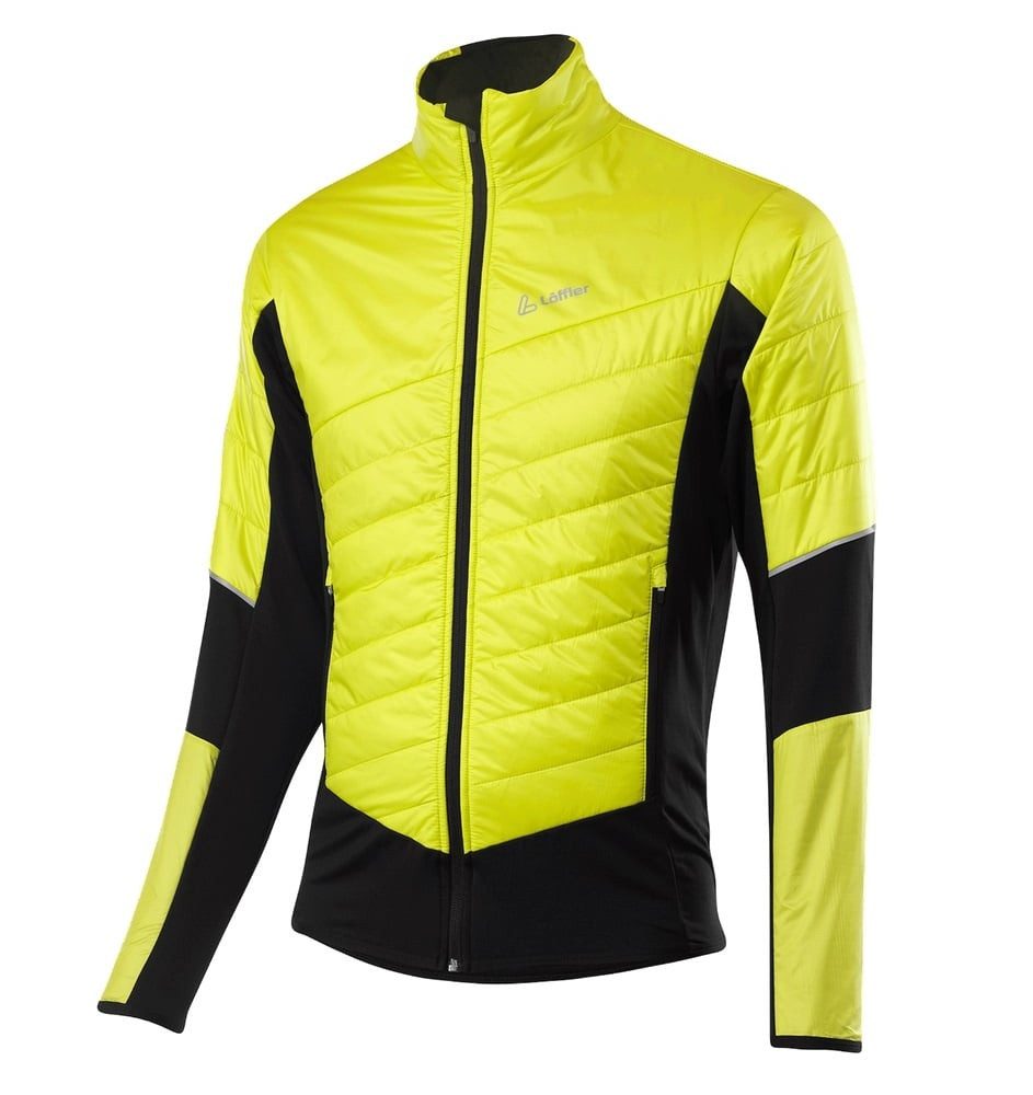 Hybridjacke PL60 (wärmeisolierung, windabweisend) gelb/schwarz Herren