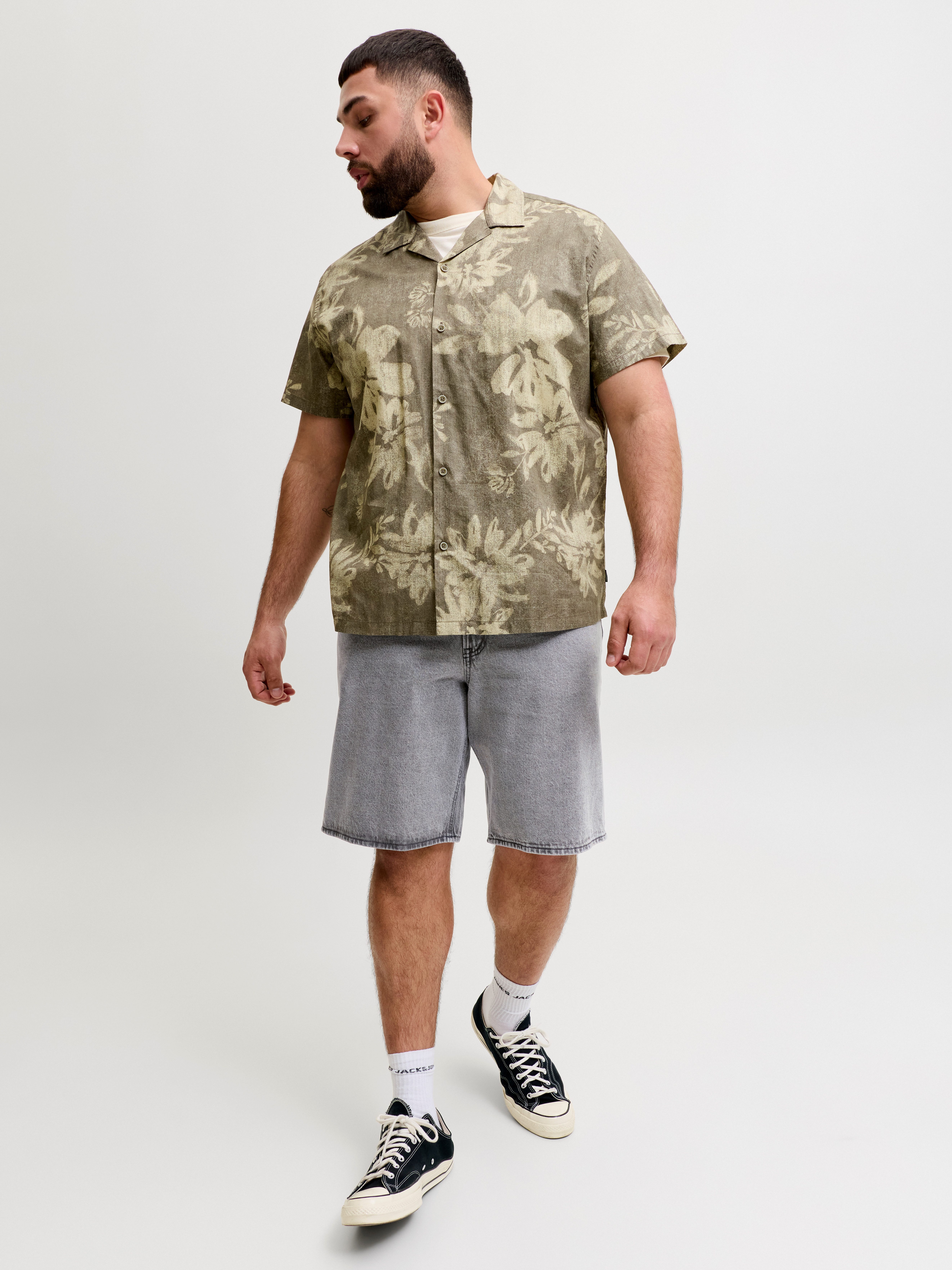 Jack & Jones PlusSize Jeansbermudas JJITONY JJORIGINAL SHORT Five-Pocket-Design, relaxed fit