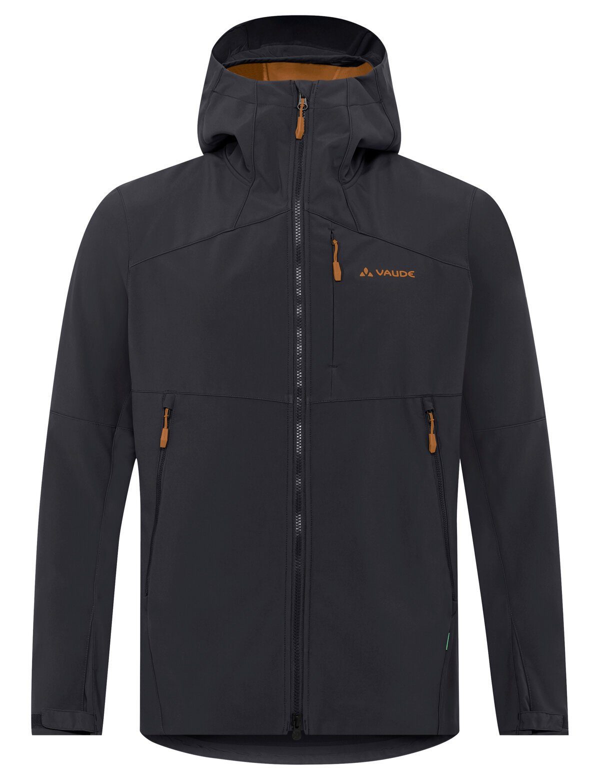 VAUDE Outdoorjacke Men's Jacket Klimaneutral Softshell Roccia (1-St) II kompensiert brown black/silt