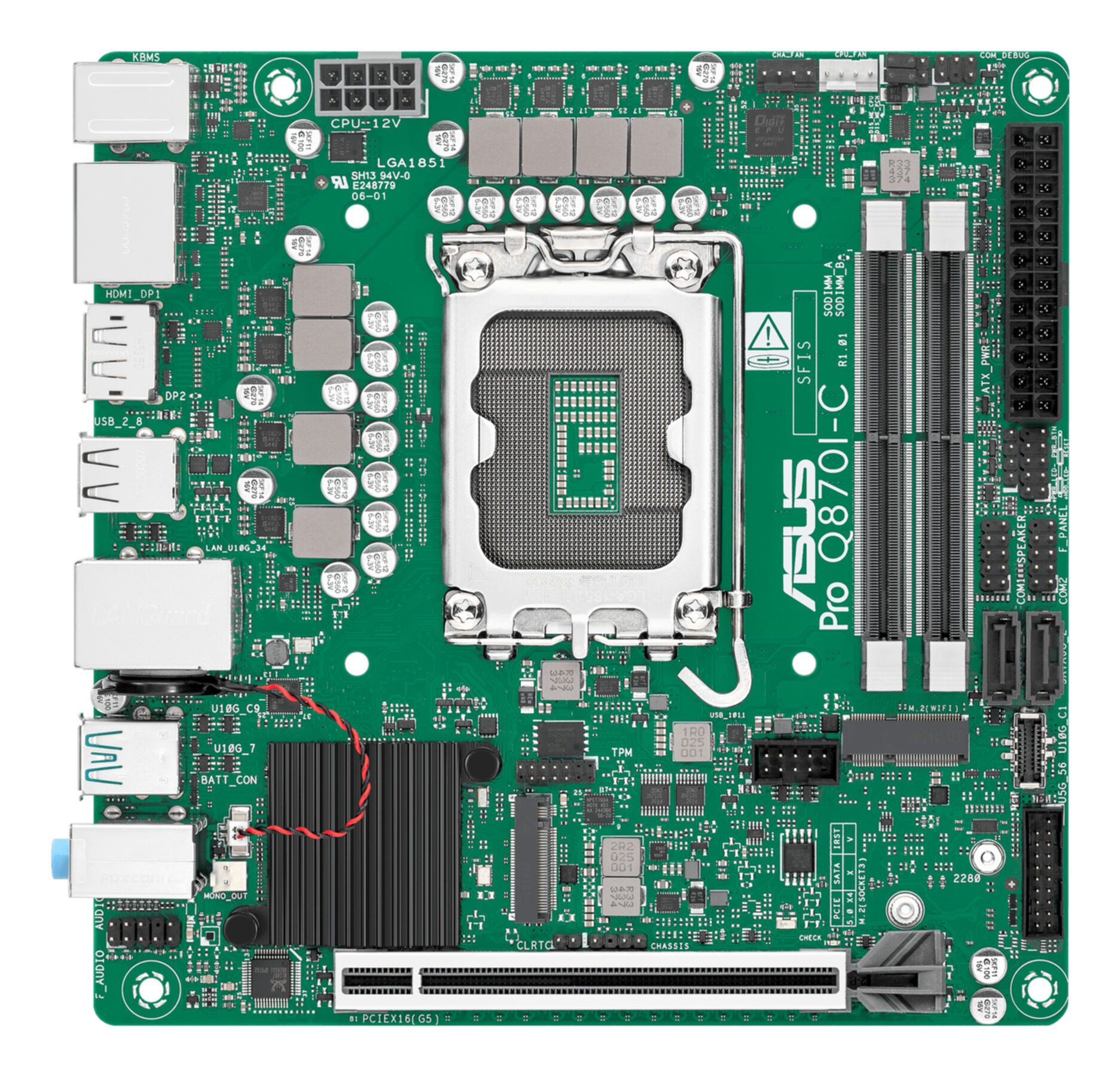 Asus PRO Q870I-C-CSM Mainboard