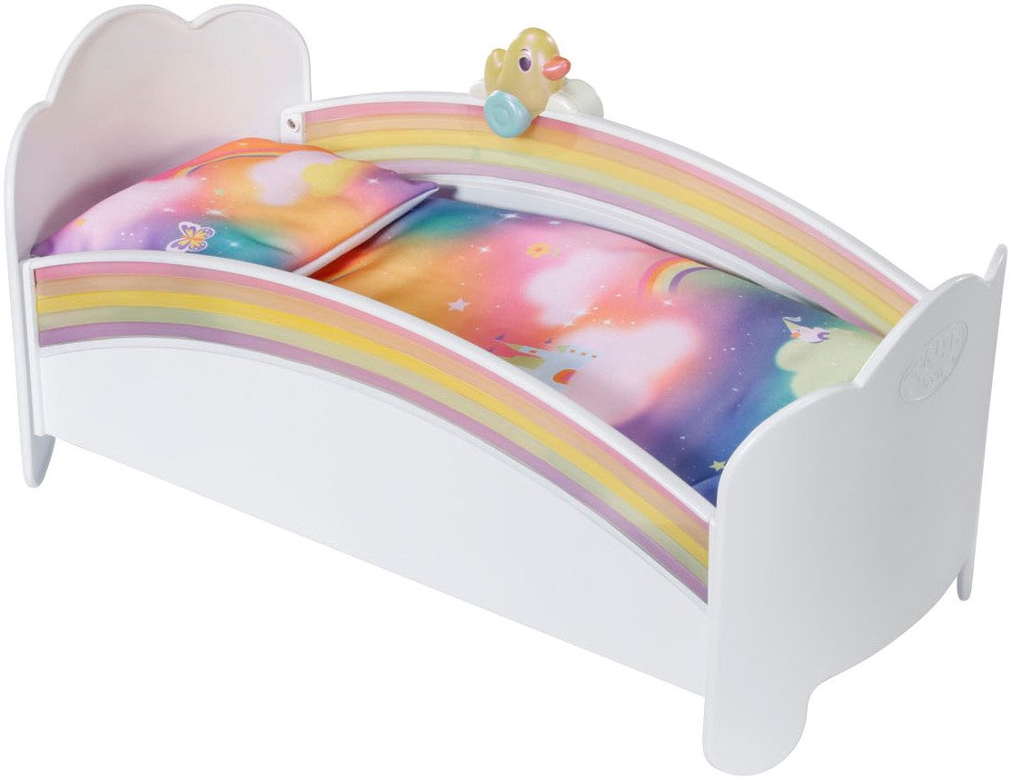 Baby Born Puppenbett Regenbogen, mit Licht- und Soundeffekt