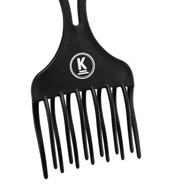 K-Pro Lockenkamm Fingerstyler Kamm Grob - Natur-Locken, Dauerwelle, Strähnen Styling, kein ziehen, kein ziepen