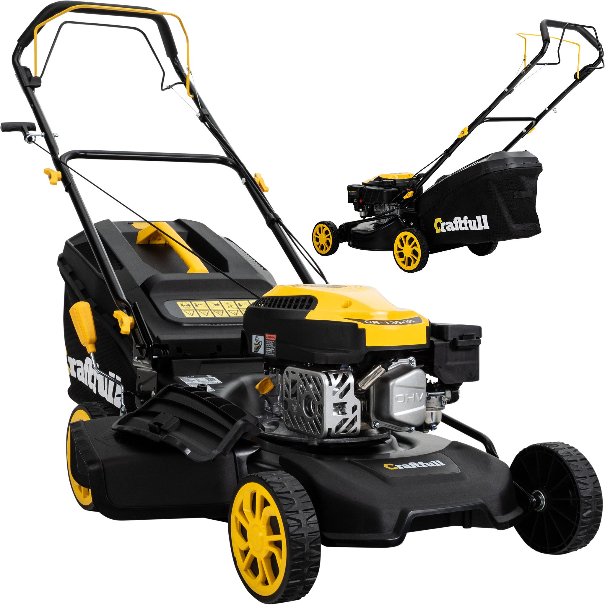 Craftfull Benzinrasenmäher CR-139-30 - 4 PS, 144 cm³ Benzin Rasenmäher mit günstig online kaufen