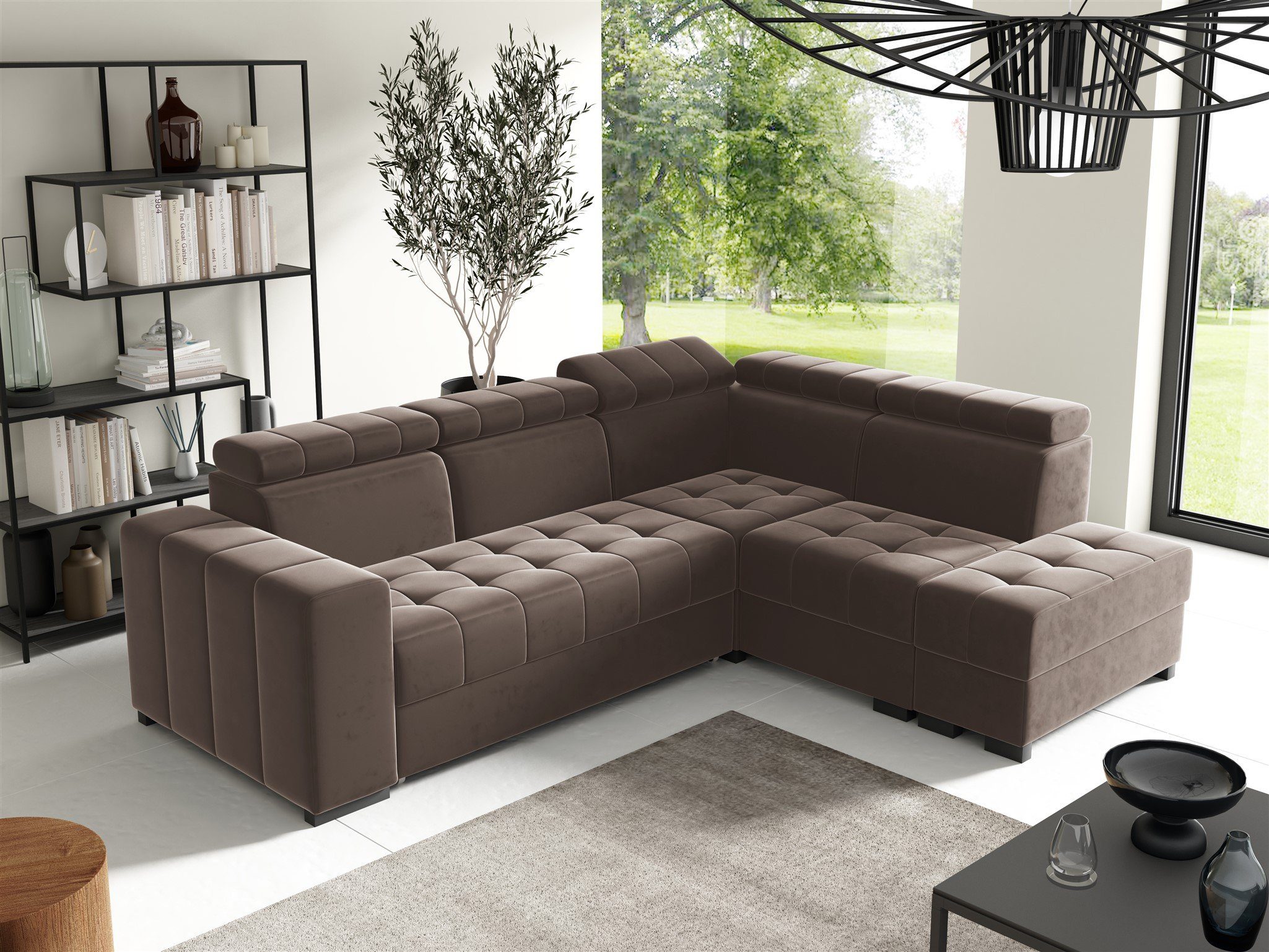 Fun Möbel Ecksofa Schlafsofa Sofa CESENA günstig online kaufen