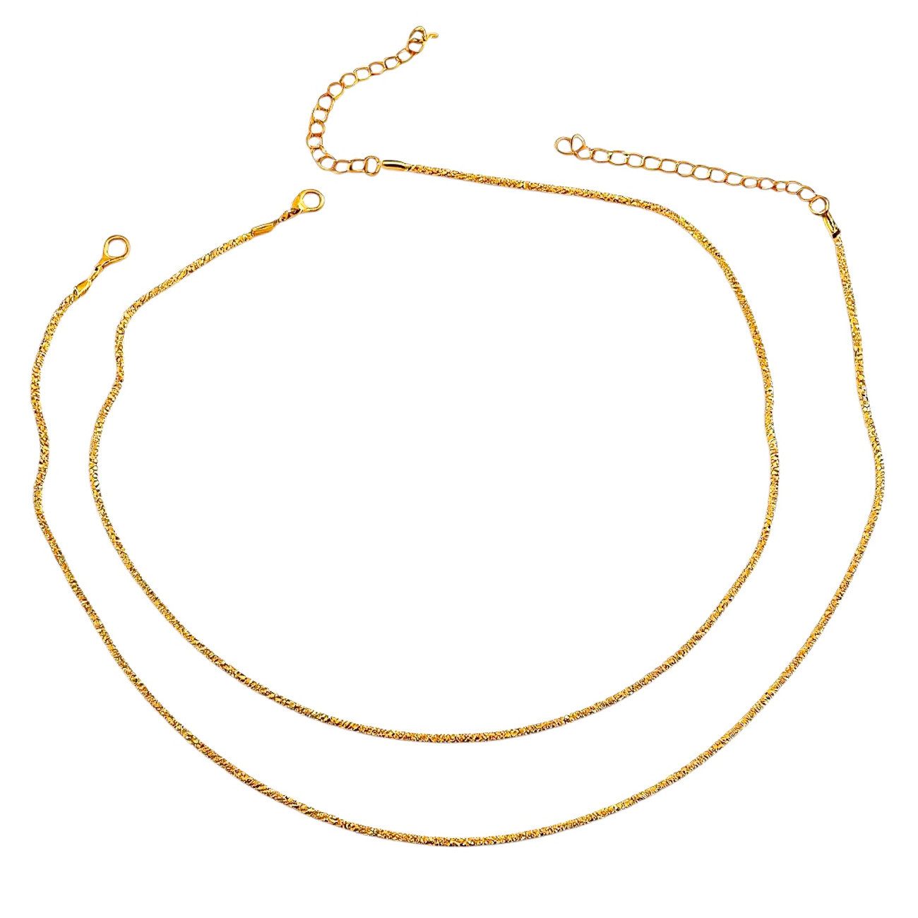 KARMA Kette ohne Anhänger Halskette doppelt günstig online kaufen