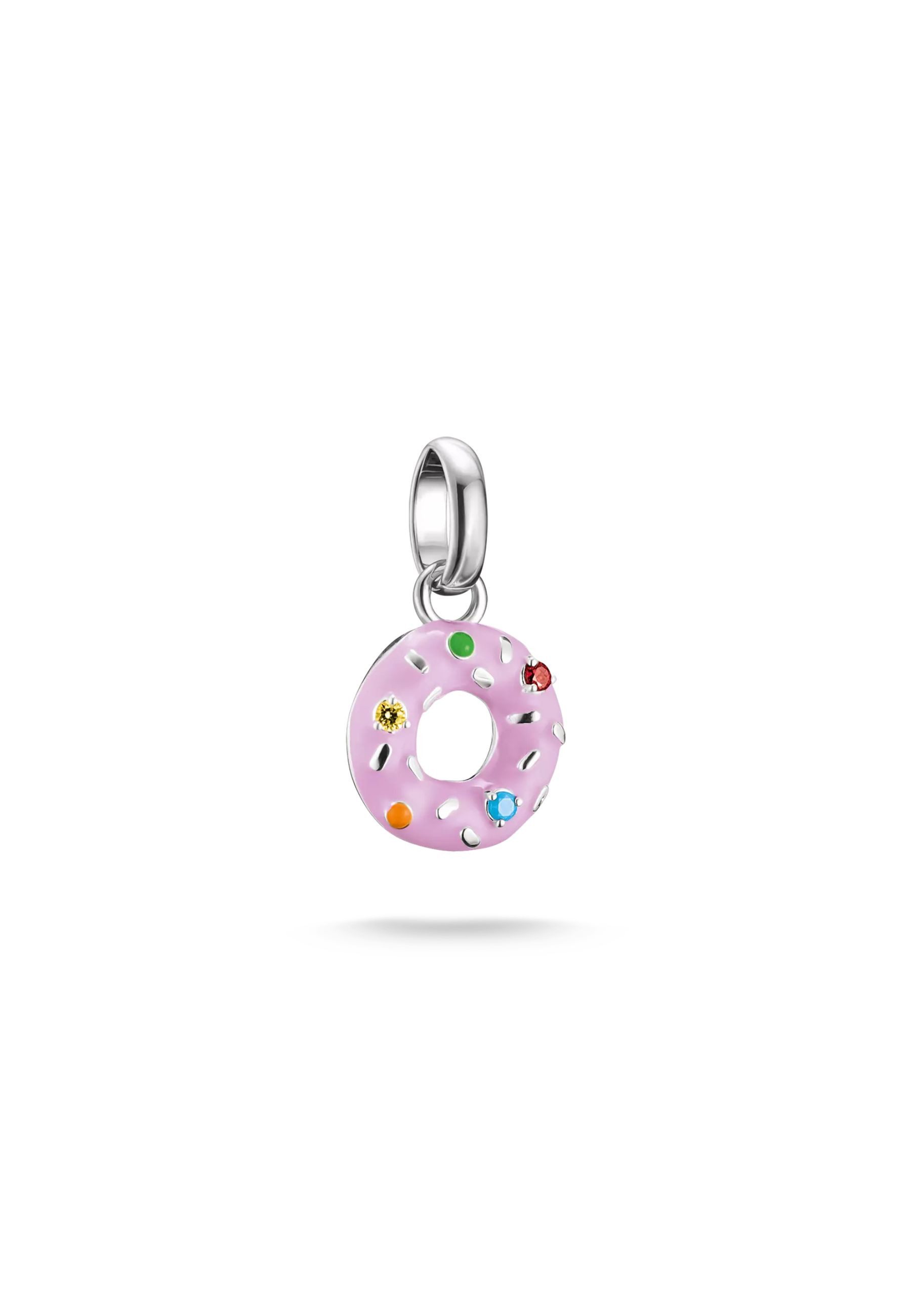 THOMAS SABO Kettenanhänger Donut Charm-Anhänger mit bunter Emaille (Set)