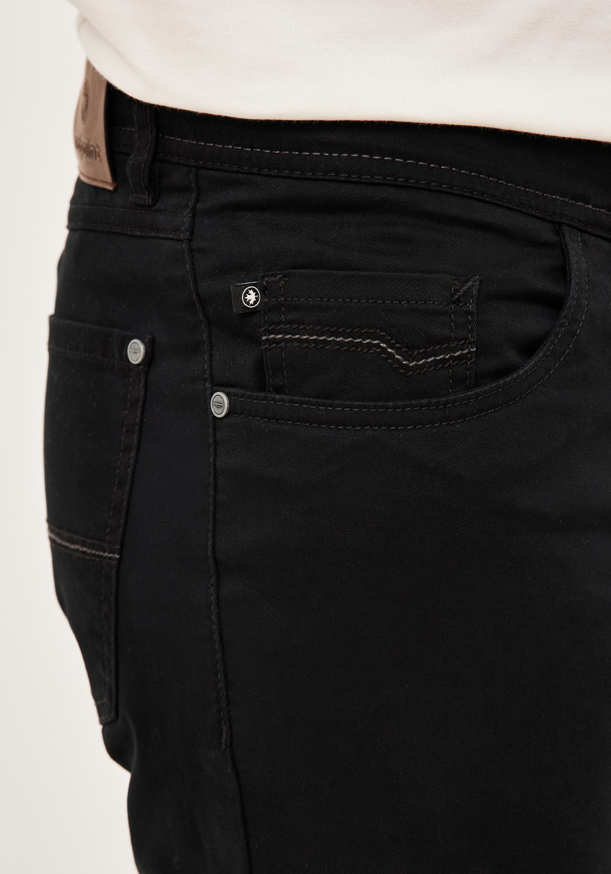 Redpoint Stoffhose MONTREAL Regular Fit 5-Pocket Hose mit elastischem Bund – Bild 5 von 5
