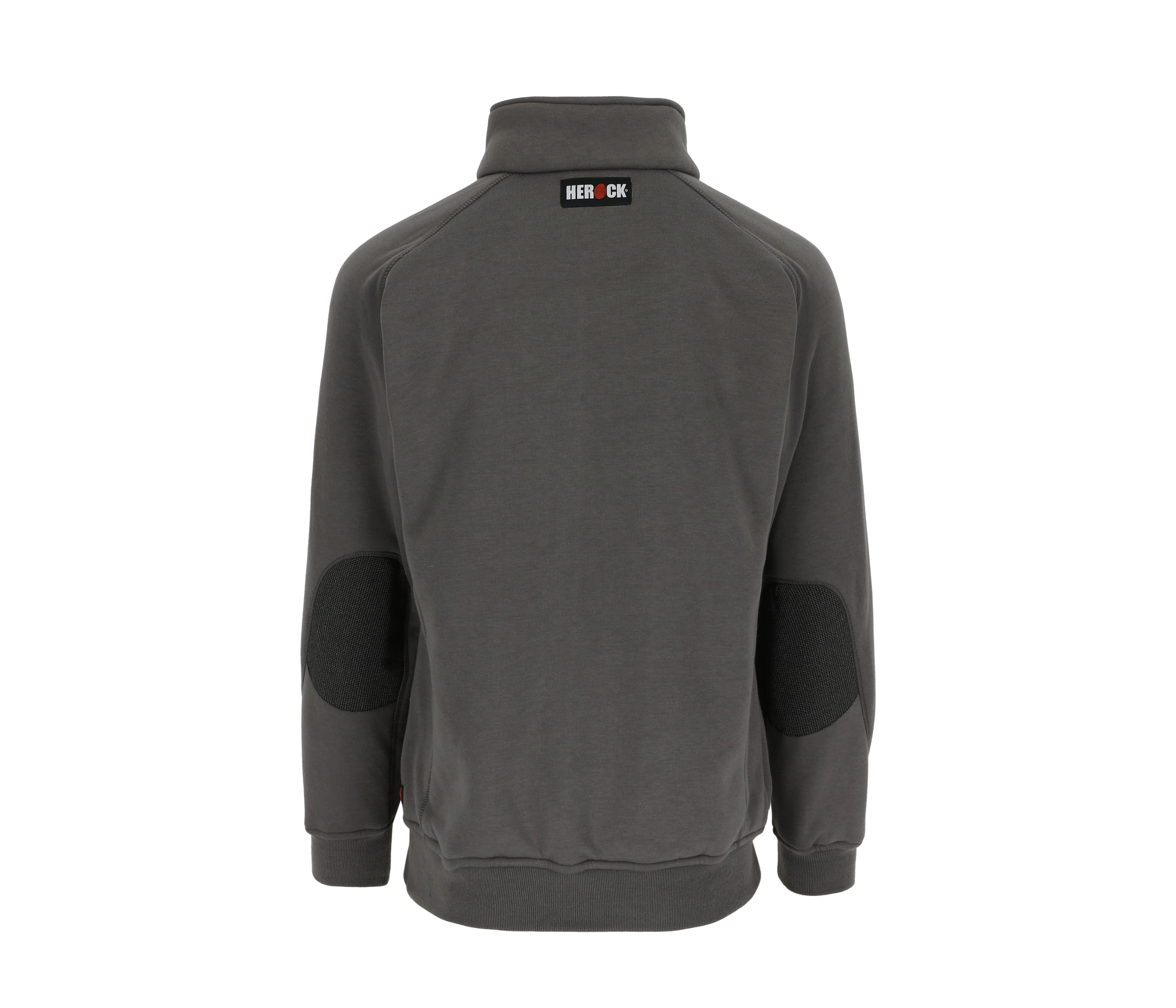 Herock Arbeitsjacke Sweatjacke mit Fleecefutter "OTHELLO" mit Stehkragen