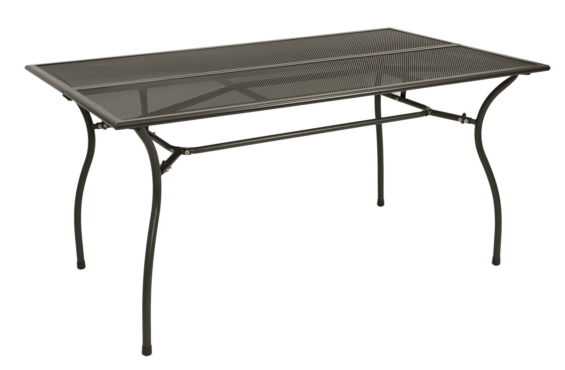 anthrazit CLASSIC, 1x Sessel Tisch), Garten-Essgruppe Stahl DEGAMO (7-tlg), (6x und Streckmetall