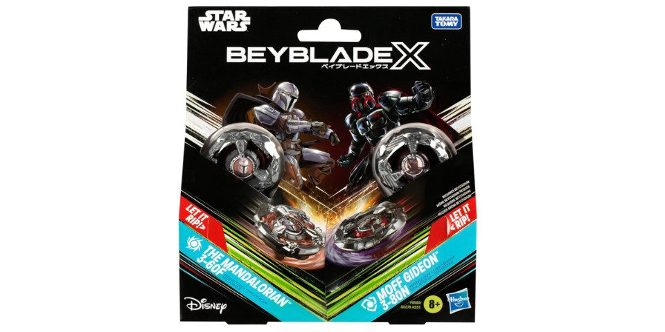 Hasbro Kreisel Beyblade X Star Wars Spielset Mandalorian vs Moff Gideon