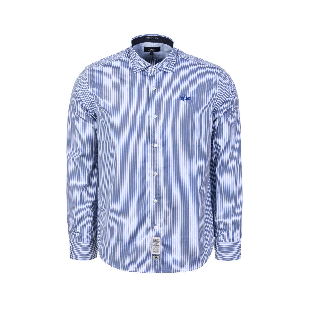 La Martina Langarmhemd MBC013 Herren Klamotte, Dress, Business, Freizeithemd, Anzug