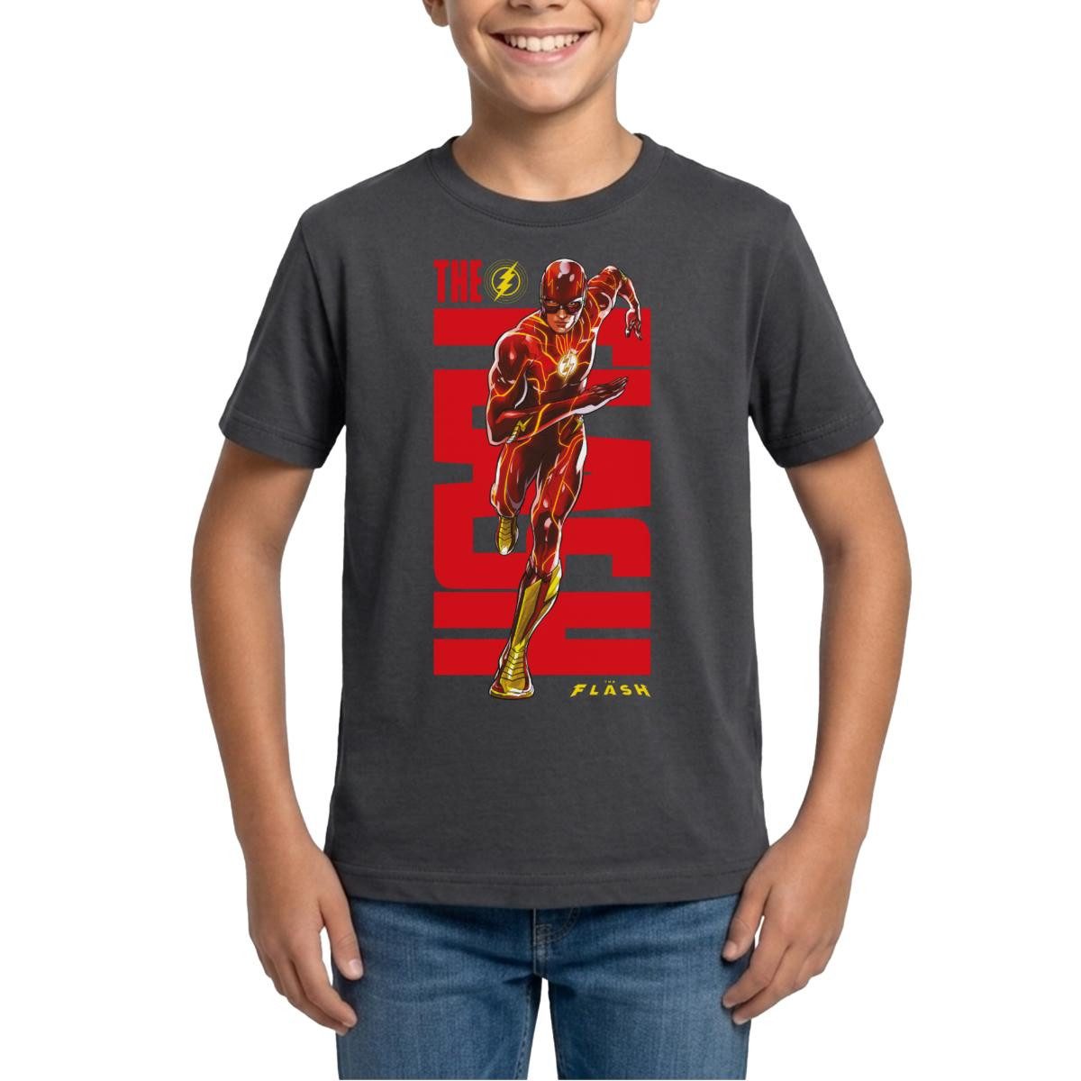 T-Shirt The Flash Speedster Rotes Logo Teenager T-Shirt