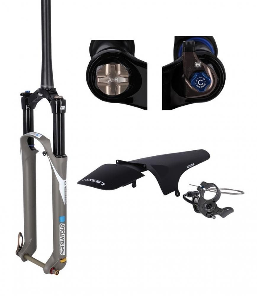 SR Suntour Federgabel SR Suntour Federgabel SF20AXON34Elite EQ Boost RLRC 29 Zoll grau Team
