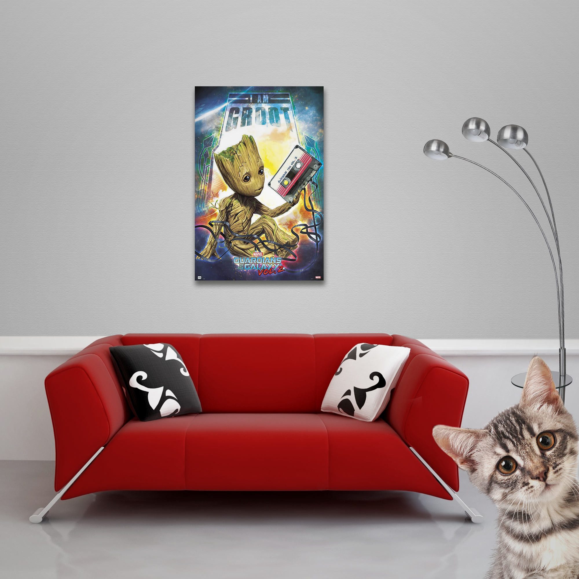 Poster Guardians of the Galaxy - Poster - 2 - Groot - Awesome