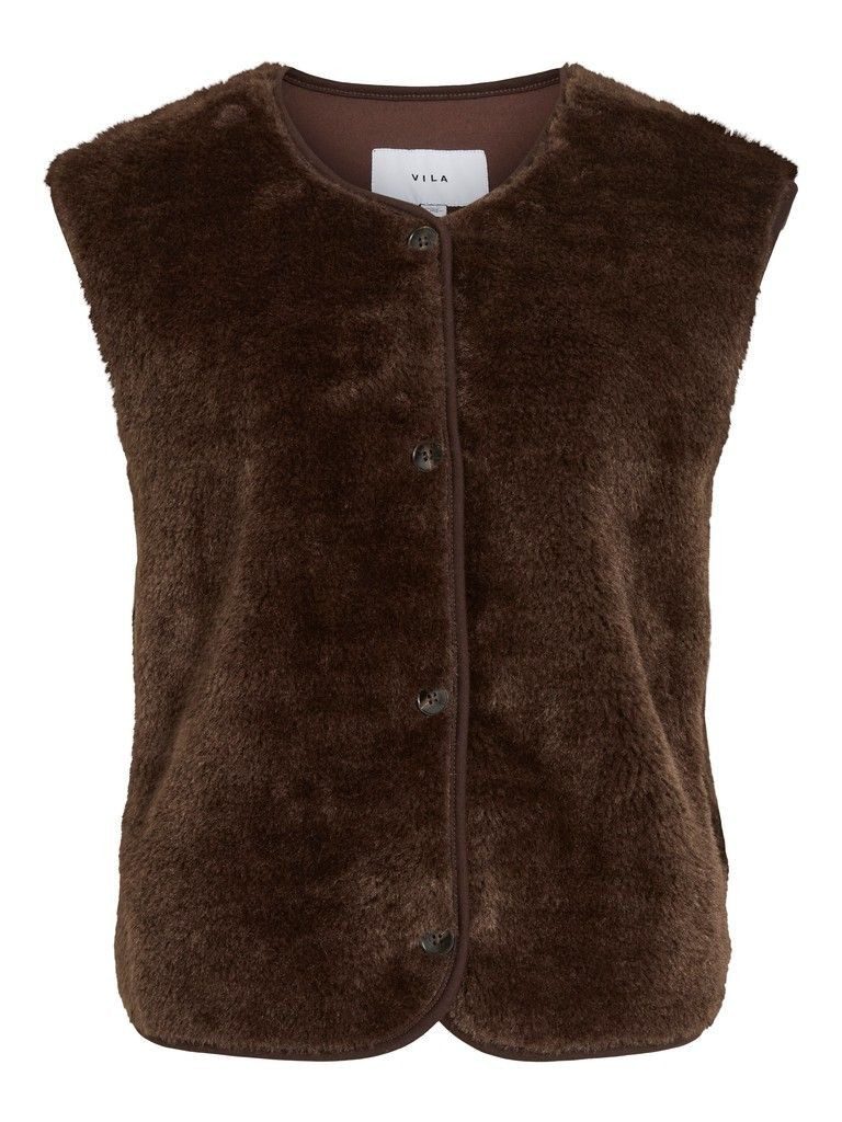 Vila Plüschweste VIFALLULAH S/L TEDDY VEST