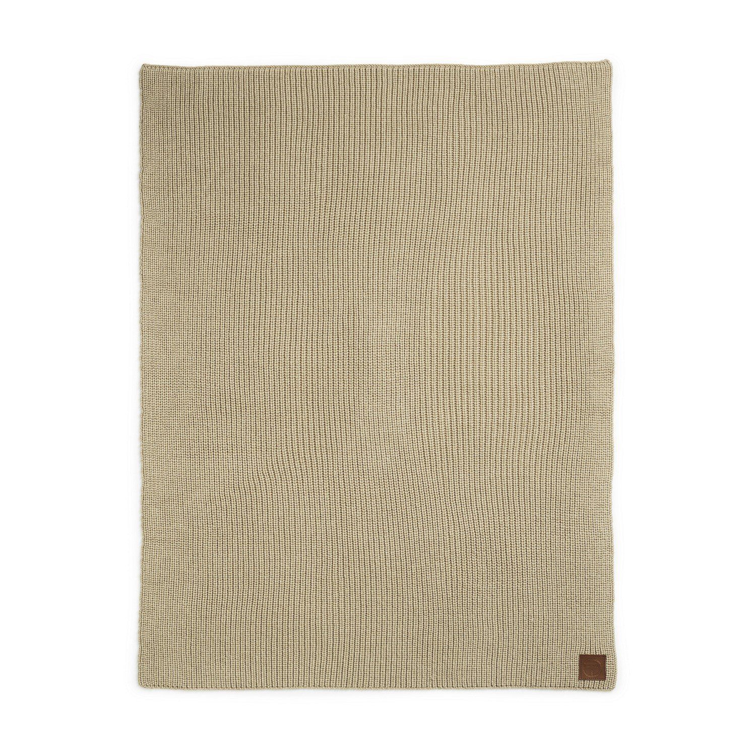 Babydecke Gestrickte Wolldecke - Pure Khaki, günstig online kaufen