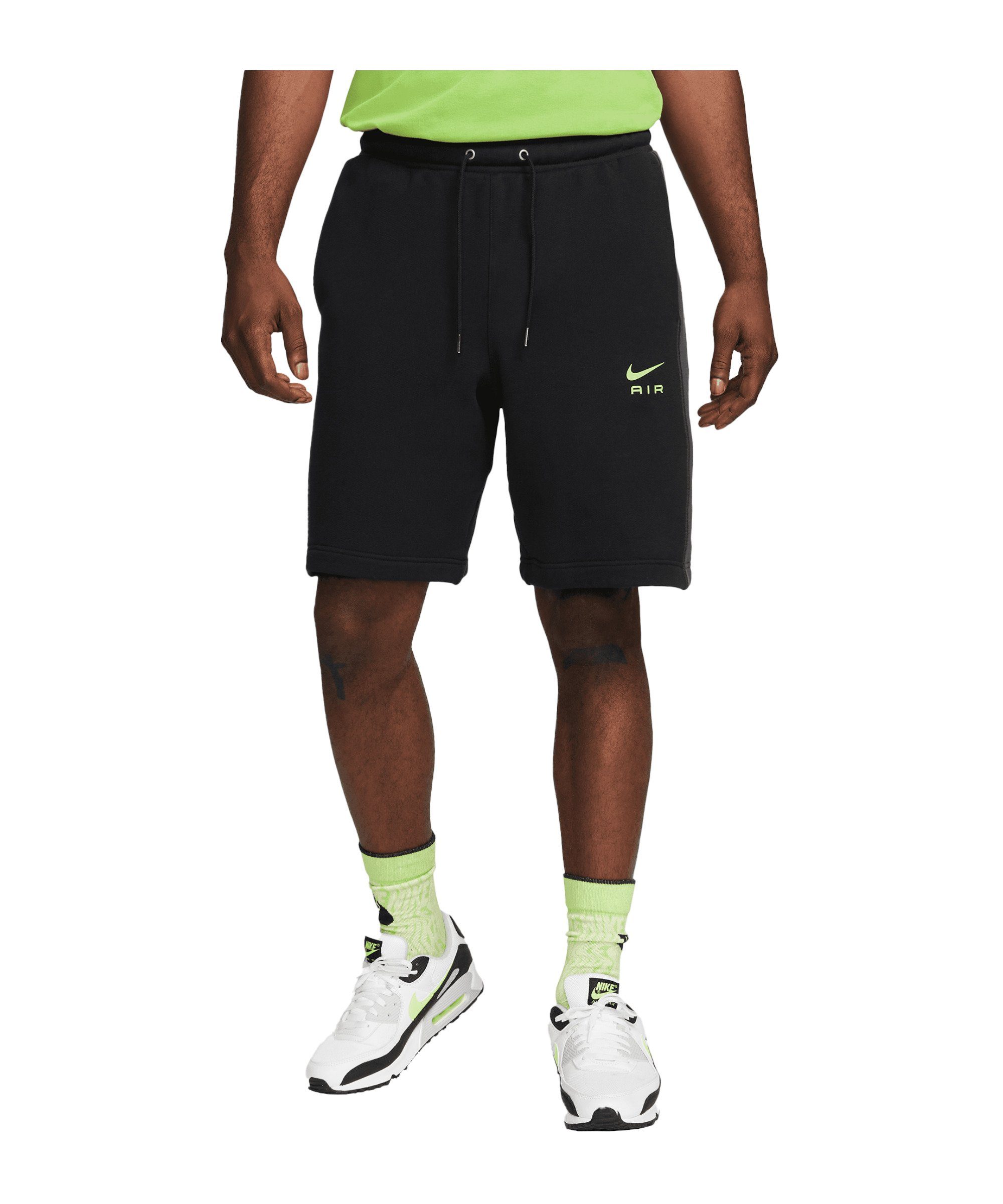 Nike Sportswear Jogginghose Air FT Short schwarz
