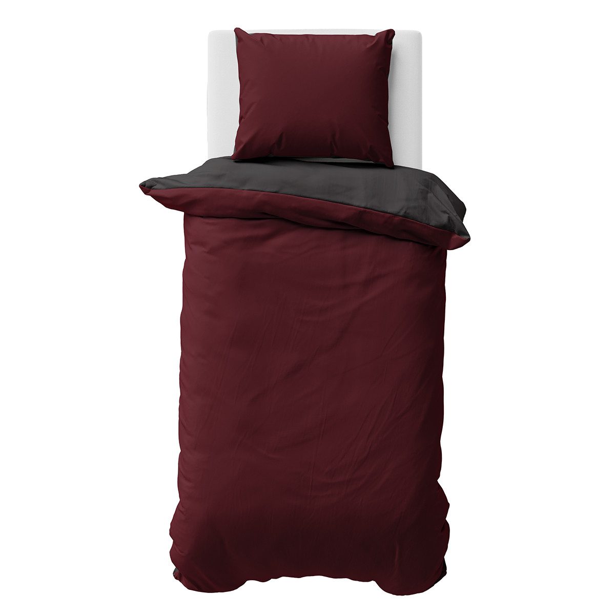 Visaggio Bettwäsche Baumwolle Feinbiber Winter Bettbezug 135x200, 155x220, Feinbiber, 2 teilig, Feinbiber Winterbettwäsche mit Wendeseite, Unifarben