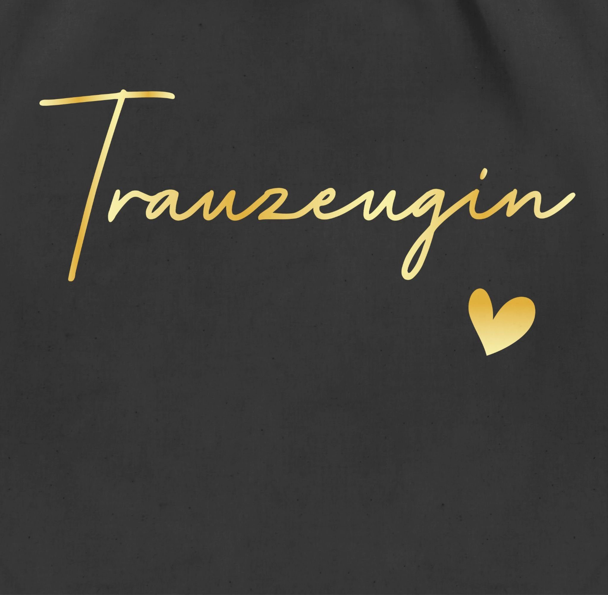 Shirtracer Turnbeutel Trauzeugin Maid of Honor, JGA Junggesellenabschied Frauen