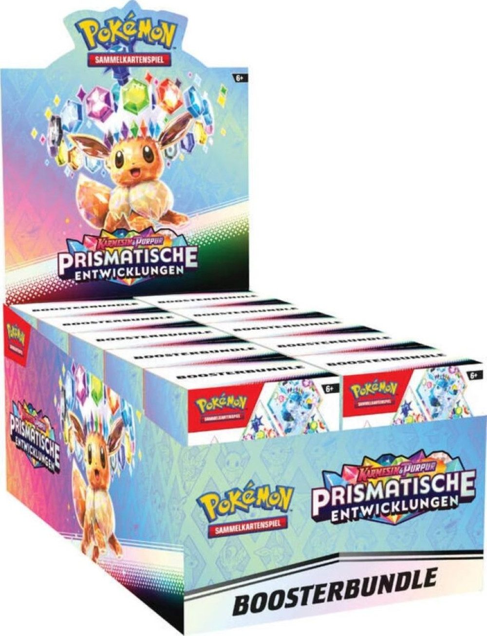 The Pokémon Company International Sammelkarte Pokemon Prismatiche Entwicklungen BBundle Display DE