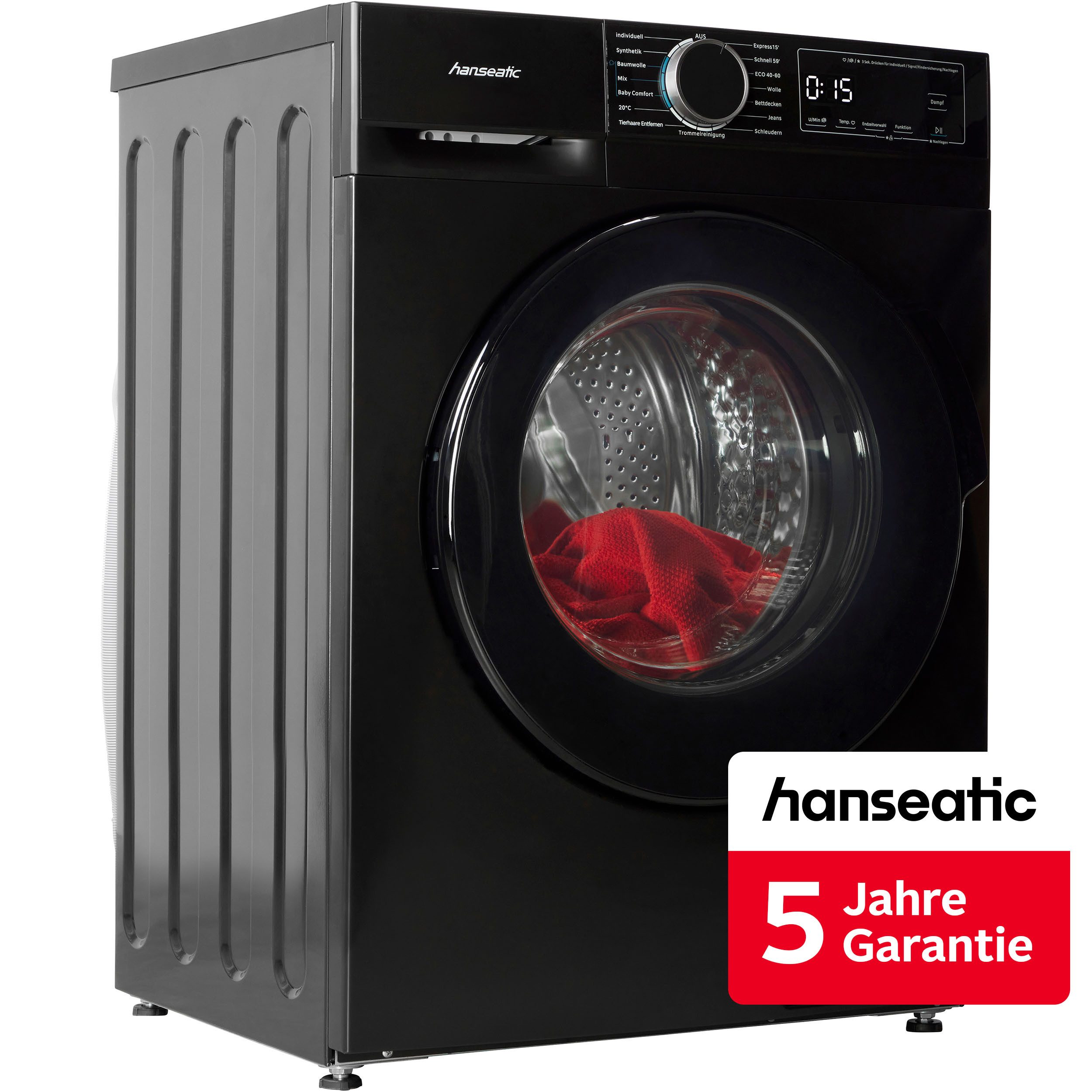 Hanseatic Waschmaschine HWMA714ABI, 7 kg, 1400 U/min, inkl. 5 Jahre Langzeitgarantie